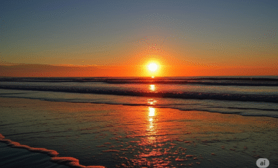 The Sun’s Descent into the Arabian Sea: Finding “Sukoon Ke Pal” on a Mumbai Beach at Sunset