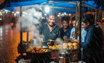 The Steaming Shelter: Finding “Sukoon Ke Pal” in Mumbai’s Rainy Street Food Havens