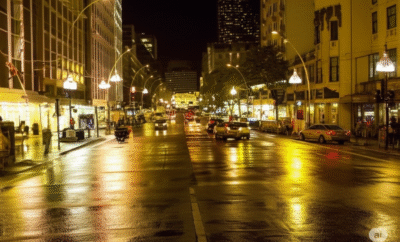 The Gleaming Streets: Finding “Sukoon Ke Pal” in Mumbai’s Rain-Washed Nightscape