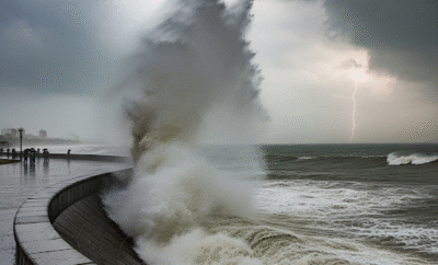 The Sea’s Roaring Embrace: Finding “Sukoon Ke Pal” in Mumbai’s Monsoon Might
